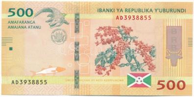 Burundi 2018. 500Fr T:UNC Burundi 2018. 500 Francs C:UNC Krause P#50