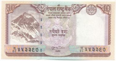 Nepál DN (2010-2015) 10R T:AU Nepal ND (2010-2015) 10 Rupees C:AU Krause P#61