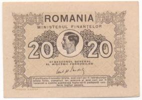 Románia 1945. 20L T:AU  Romania 1945. 20 Lei C:AU  Krause P#76