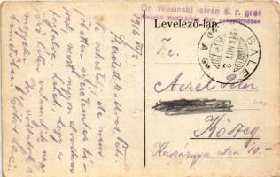 1916 Balf (Sopron), Dr. Wosinski István örökös római gróf gyógyfürdője + "Dr. Wosinski István ö...