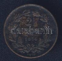 Luxemburg 1854. 2 1/2 c T:3