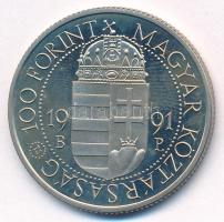 1991. 100Ft Cu-Ni "II. János Pál pápa látogatása" T:PP ujjlenyomat
Adamo EM119