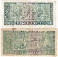 Románia 1966. 25L + 50L T:F,VG
Romania 1966. 25 Lei + 50 Lei C:F,VG