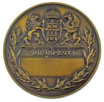 1997. "IX. Amatőr Ökölvívó Világbajnokság Budapest" kétoldalas bronz emlékérem (65mm) T:AU kis karc Hungary 1997. "IX. Amateur World Boxing Championships Budapest" two-sided bronze medallion (65mm) C:AU small scratch