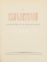 A Szovjetunió békéért és a haladásért. Bp., 1950. HM csoportfőnökség. 208p. Gazdag képanyaggal. Kiadói egészvászon kötés, zománcozott bronz plakettel.