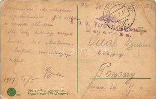 1917 Dubrovnik, Ragusa; Lacroma / Croatian folklore, guards, Lokrum island (EB)