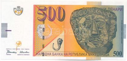 Észak-Macedónia 1996. 500D T:UNC North Macedonia 1996. 500 Denari C:UNC Krause P#17