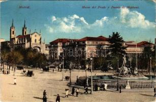 Madrid, Museo del Prado y Fuente de Neptuno / museum, square, fountain (EK)