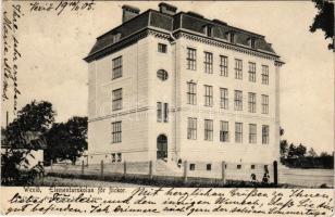 1905 Växjö, Wexiö; Elementarskolan för flickor / elementary school for girls (fa)