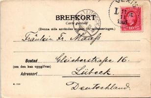 1905 Växjö, Wexiö; Elementarskolan för flickor / elementary school for girls (fa)