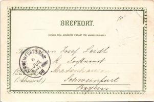 1898 (Vorläufer) Landskrona, Torget / square (Rb)