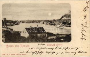 1900 Korsor, Korsör; Havn / port (fl)