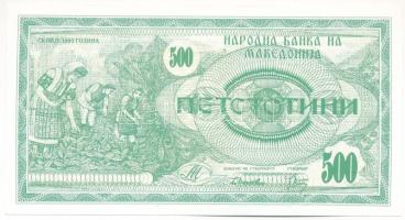 Észak-Macedónia 1992. 500D T:UNC,AU North Macedonia 1992. 500 Denari C:UNC,AU Krause P#5