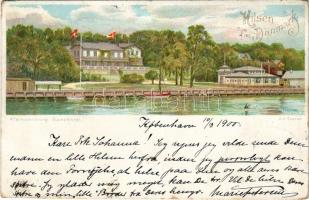 1900 Kobenhavn, Kjobenhavn, Kopenhagen, Copenhagen; Badehotel / spa hotel. litho (EK)