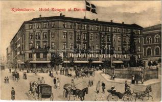 Kobenhavn, Kjobenhavn, Kopenhagen, Copenhagen; Hotel Kongen af Danmark (small tear)