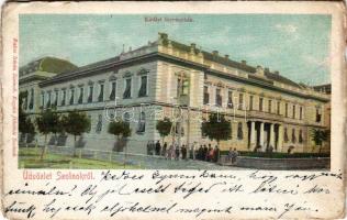 1904 Szolnok, Királyi törvényház. Bakos István kiadása, Ragács felvétele (fa)