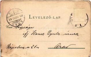 1904 Szolnok, Királyi törvényház. Bakos István kiadása, Ragács felvétele (fa)