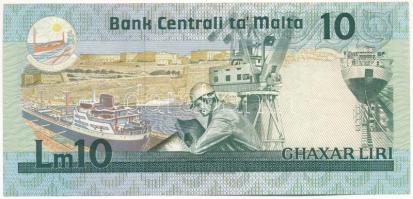 Málta DN (1986) 10L T:F szép papír
Malta ND (1986) 10 Liri C:F fine paper
Krause P#39