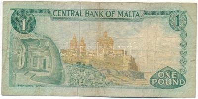 Málta DN (1973) 1L T:VG kis szakadás
Malta ND (1973) 1 Lira C:VG small tear
Krause P#31b