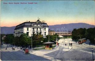 Graz, Hotel Daniel, Besitzer Joseph Lex. / tram (fl)