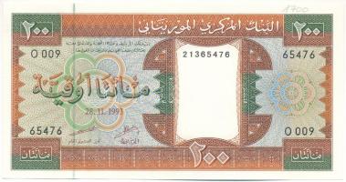 Mauritánia 1993. 200O T:UNC,AU a sarokban kis írás Mauritania 1993. 200 Ouguiya C:UNC,AU small doodle in one corner Krause P#5f