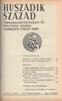 [Folyóirat] Huszadik Század. Társadalomtudományi és politikai folyóirat. Szerkeszti Csécsy Imre. Meg...