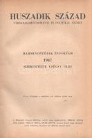 [Folyóirat] Huszadik Század. Társadalomtudományi és politikai szemle. Szerkeszti Csécsy Imre. Megjel...