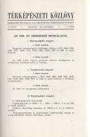 [Folyóirat] Térképészeti Közlöny. VI. kötet, 1-4. füzet. [Teljes, két kötetben.]
Budapest, 1940-194...