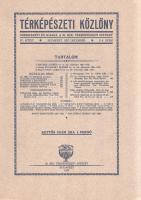 [Folyóirat] Térképészeti Közlöny. IV. kötet, 1-4. füzet. [Teljes, két kötetben.]
Budapest, 1936-193...