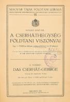 Dr. Noszky Jenő: A Cserháthegység földtani viszonyai. Magyar Tájak Földtani Leírása III. köt. Bp., 1940, M. Kir. Földtani Intézet (Stádium-ny.), 283+(1) p.+ 5 (ebből 4 kihajtható) t.+ IV p. Átkötött félvászon-kötésben, kopott, sérült borítóval és gerinccel, intézményi bélyegzőkkel, térkép-melléklet nélkül.