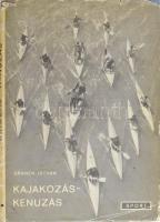 Granek István: Kajakozás-kenuzás, Bp., 1966, Sport, 141p.., Egészvászon-kötés papír védőborítóban, a...