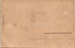 Homonna, Homenau, Humenné; Az oroszdúlta Zemplén 5., A Pápay ház romjai 1914-15. Varga Bertalan kiad...