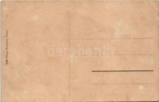 Homonna, Homenau, Humenné; Az oroszdúlta Zemplén 3., Az Oláh kúria (kastély) romjai 1914-15. Varga B...