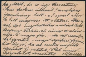 1919 Díjjegyes levelezőlap cenzúrával Gyuláról Nagykomlósra