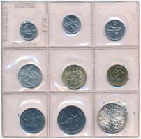 San Marino 1978. 1L-500L (9xklf) forgalmi sor, fólia tokban T:UNC patina
San Marino 1983. 1 Lira-50...