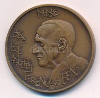 Vígh Tamás (1926-2010) 1990. "Száz éve született Ferenczy Béni / MÉE" kétoldalas bronz emlékérem (42,5mm) T:UNC  Adamo BP29