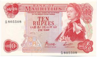 Mauritius DN (1973-1982) 10R T:UNC Mauritius ND (1973-1982) 10 Rupees C:UNC Krause P#31