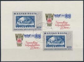 1965 WIPA vágott blokk (4.500)