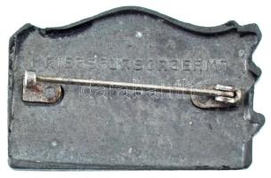 Osztrák-Magyar Monarchia 1916. "3. karácsony a harcmezőn" Zn sapkajelvény hátoldalon "...