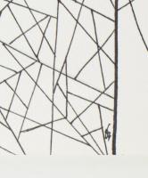 Kun Sarolta (1990-): Rák, vegyes technika, papír, jelzett, 50×40 cm