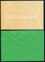 1974-1999 75-100 éves a Ferencvárosi Torna Club alkalmi borítékok Albert Flórián és Géczi István lab...