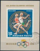 1968 Olimpia (III.) - Mexikó vágott blokk (4.500)