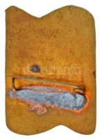 1976. "Tájismertető Verseny - Tokaj 1976" zománcozott bronz jelvény (35x25mm) T:AU