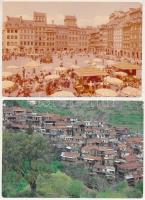 10 db MODERN nagy alakú külföldi város képeslap