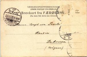 1902 Kirkjubour, Kirkebo (Streymoy, Stromo); Ruinen / Ruins of Magnus Cathedral (Rb)