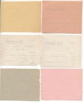 1920-~1962. "Miskolci orth. izr. anyahitközség" férfi imaszékre szóló bárcák a "Deák ...