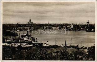 Helsinki, Helsingfors; general view, port (fl)