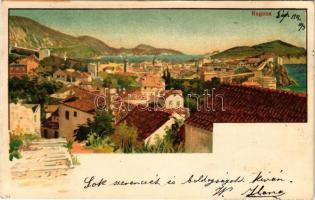 1901 Dubrovnik, Ragusa; Kunstanstalt Kosmos litho (EK)