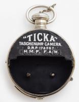 Houghtons Ticka különleges zsebóra kamera cca 1910. Jelzett, fém vázas d: 55 mm