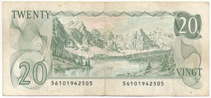 Kanada 1979. 20D T:F 
Canada 1979. 20 Dollars C:F 
Krause P#93b
